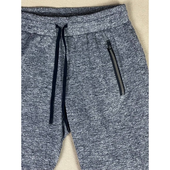 Athleta Womens S Jogger Sweatpants Gray Elastic Waist w Drawstring Zip Pockets - Picture 2 of 11